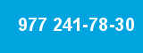 977 241-78-30 977 241-78-30